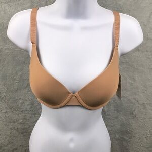 Steve Madden Women's Demi Logo-Strap T-Shirt Bra 36C Praline New